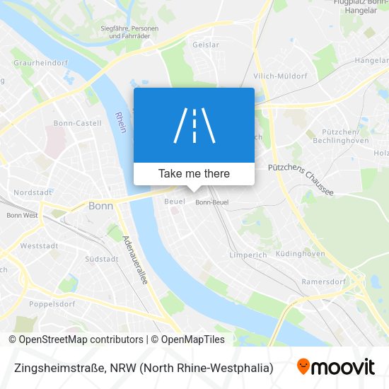Zingsheimstraße map