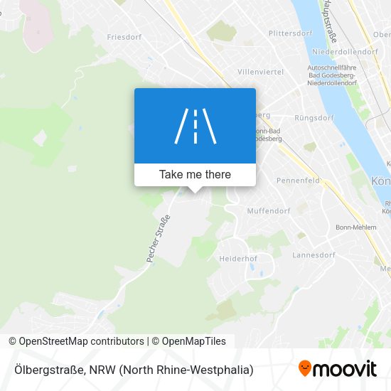 Ölbergstraße map