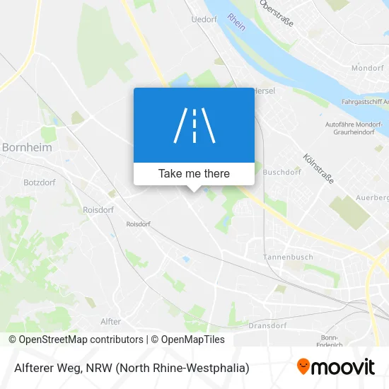 Карта Alfterer Weg