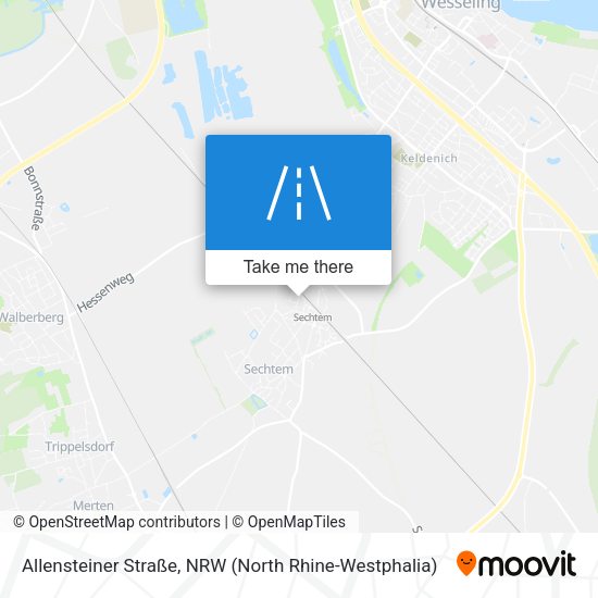 Allensteiner Straße map