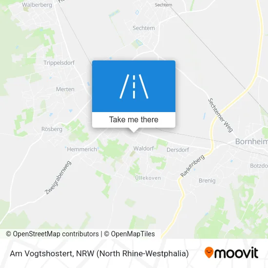 Карта Am Vogtshostert
