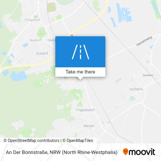 An Der Bonnstraße map