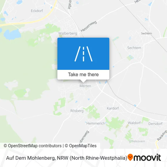 Карта Auf Dem Mohlenberg