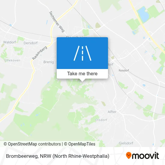 Brombeerweg map