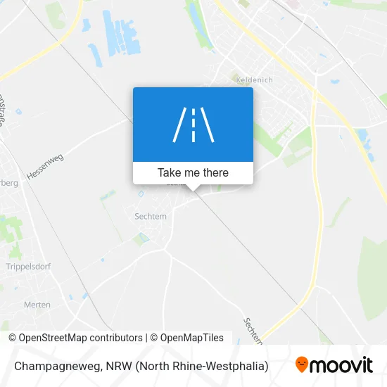 Карта Champagneweg
