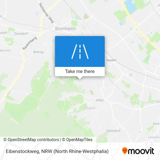 Eibenstockweg map