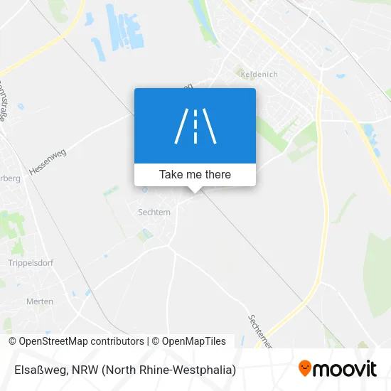 Карта Elsaßweg