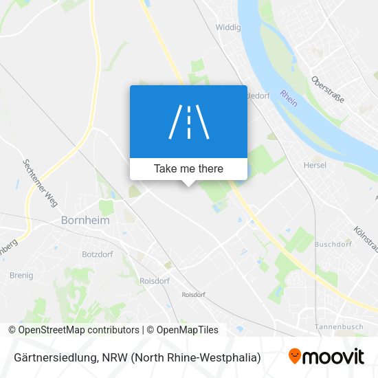 Gärtnersiedlung map