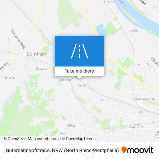 Güterbahnhofstraße map