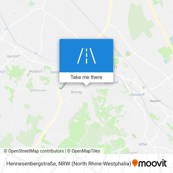 Hennesenbergstraße map