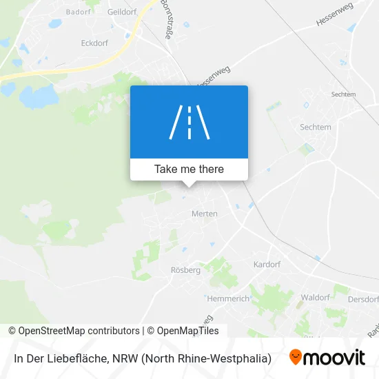 In Der Liebefläche map