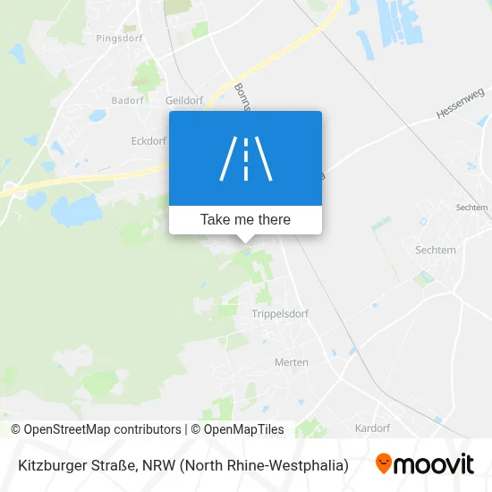 Kitzburger Straße map