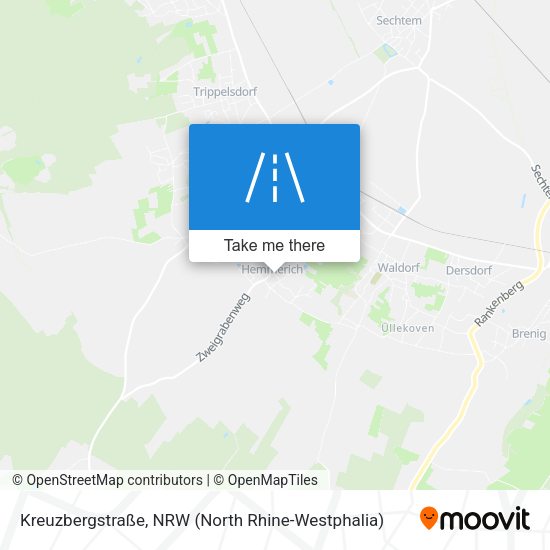 Kreuzbergstraße map