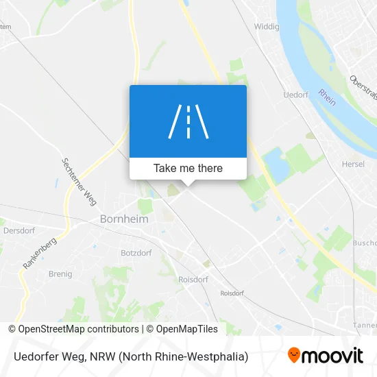 Карта Uedorfer Weg