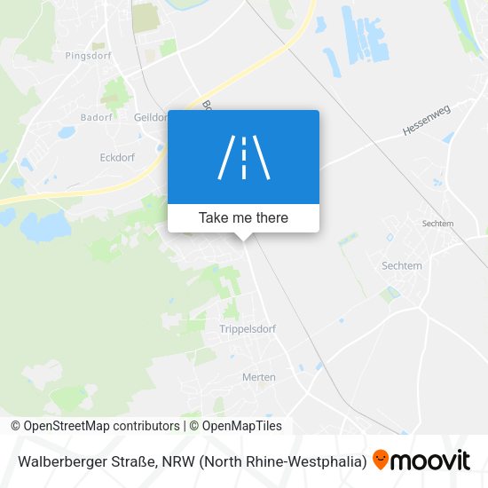 Walberberger Straße map