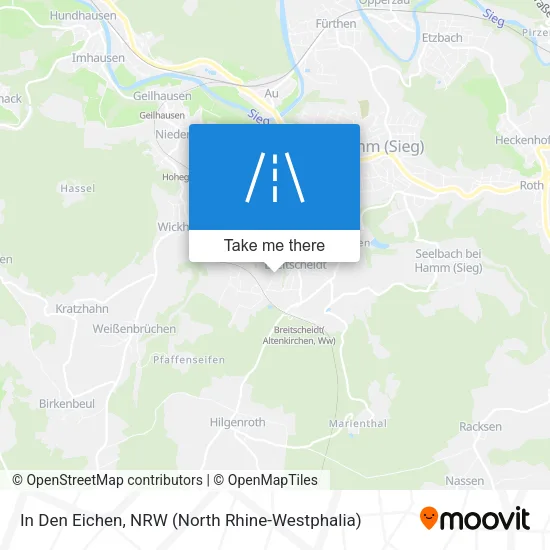 Карта In Den Eichen