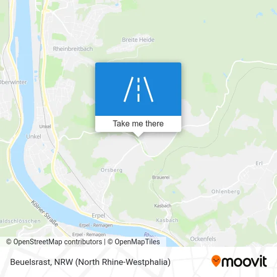 Beuelsrast map