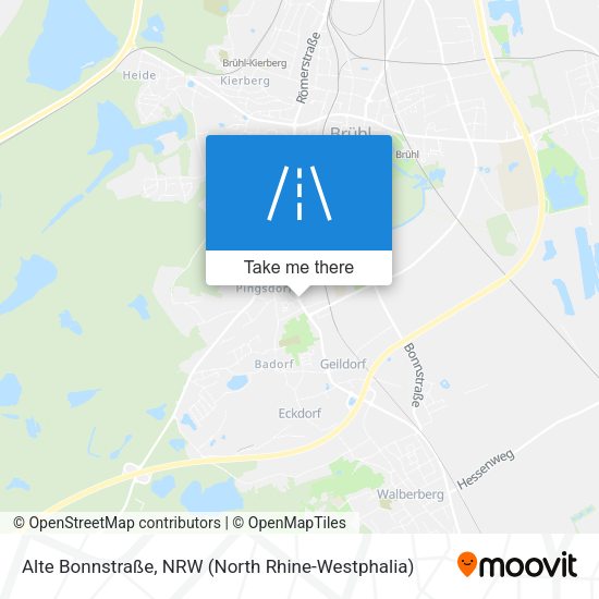 Alte Bonnstraße map