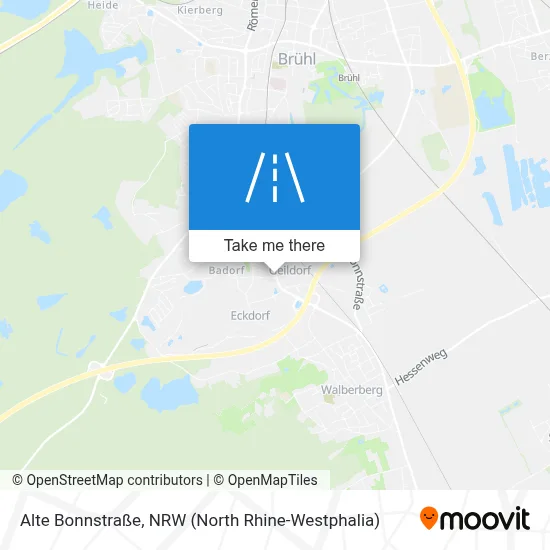 Alte Bonnstraße map