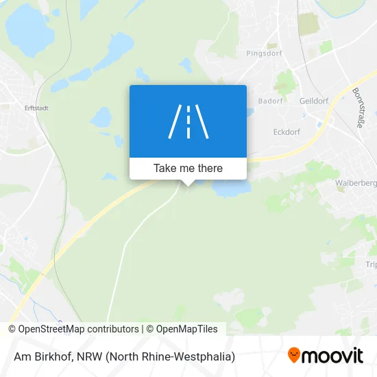 Am Birkhof map