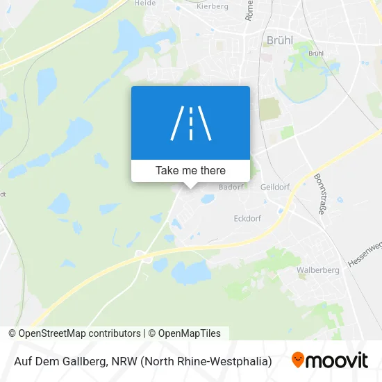 Карта Auf Dem Gallberg