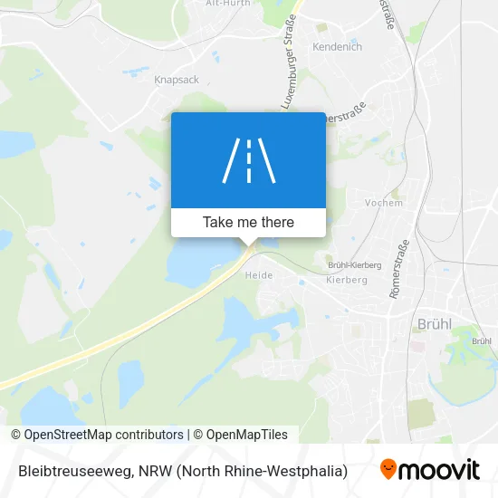 Карта Bleibtreuseeweg