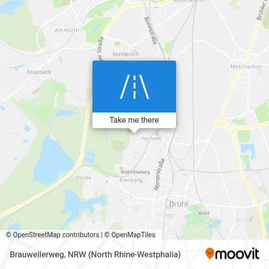 Brauweilerweg map