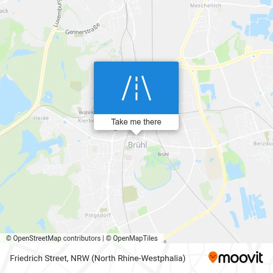Friedrichstraße map