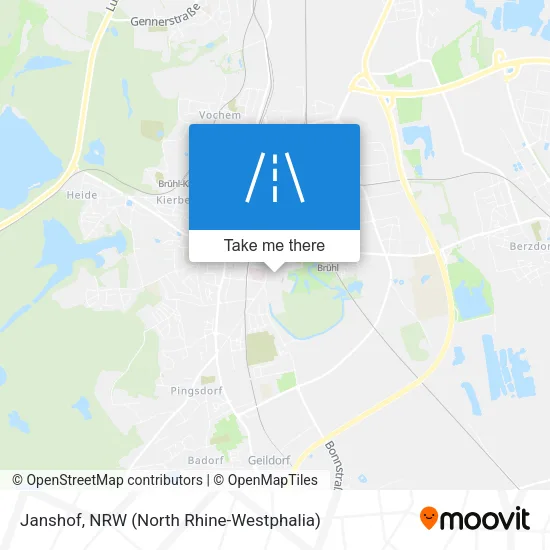 Janshof map