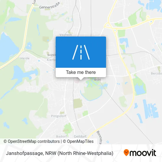 Карта Janshofpassage