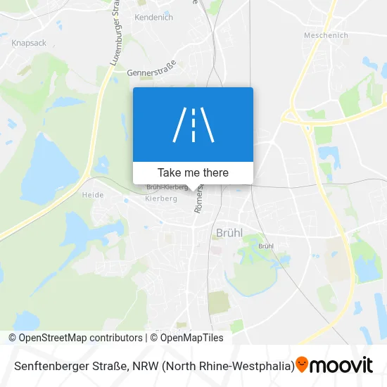 Senftenberger Straße map
