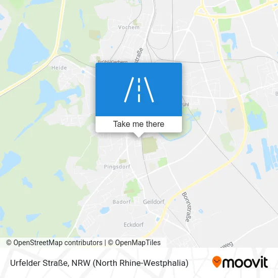 Urfelder Straße map