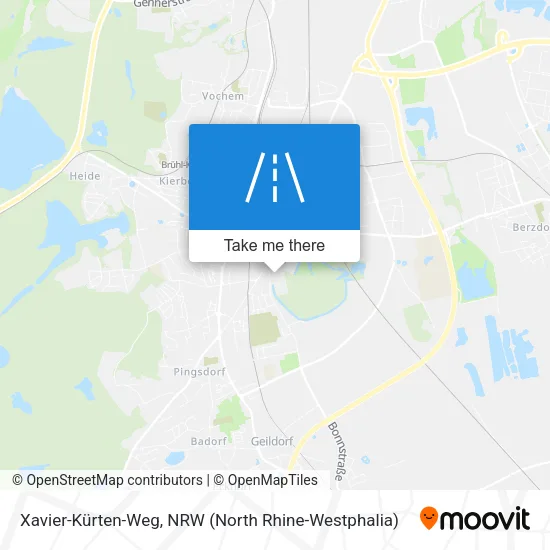 Карта Xavier-Kürten-Weg