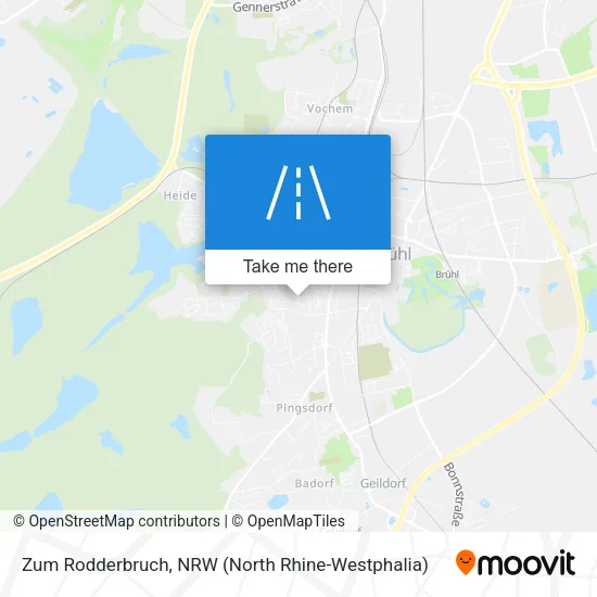 Карта Zum Rodderbruch