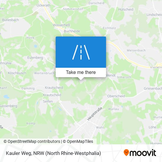 Kauler Weg map