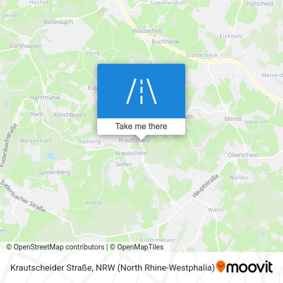 Krautscheider Straße map