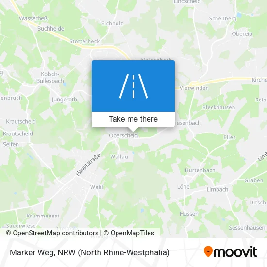 Карта Marker Weg