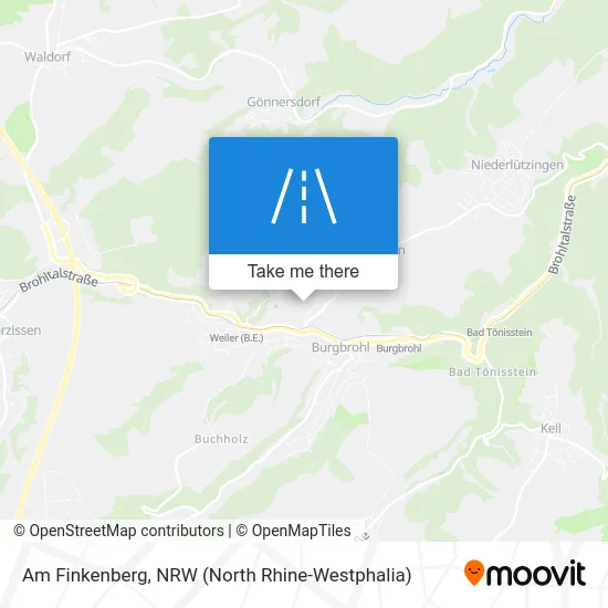 Карта Am Finkenberg