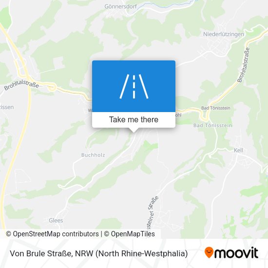 Von Brule Straße map