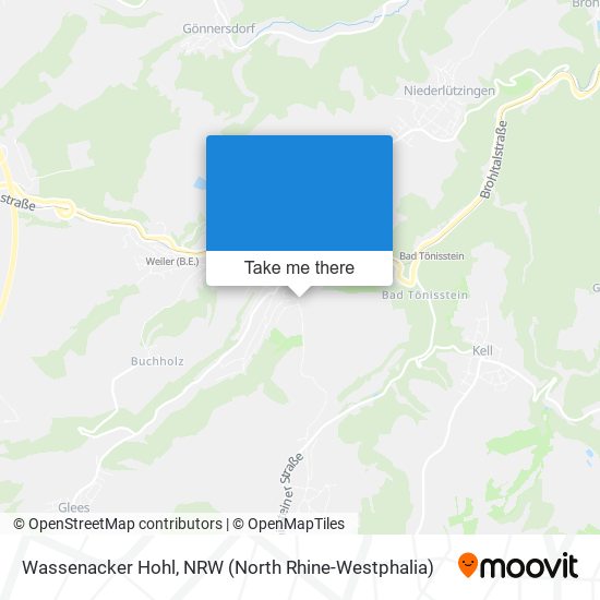 Wassenacker Hohl map