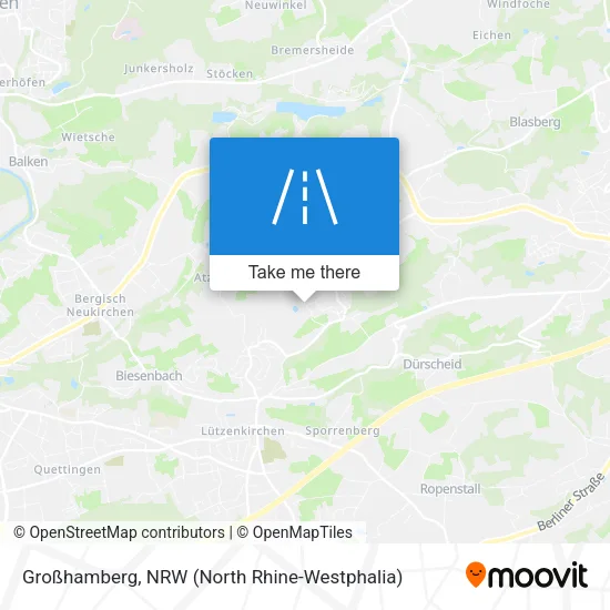 Карта Großhamberg