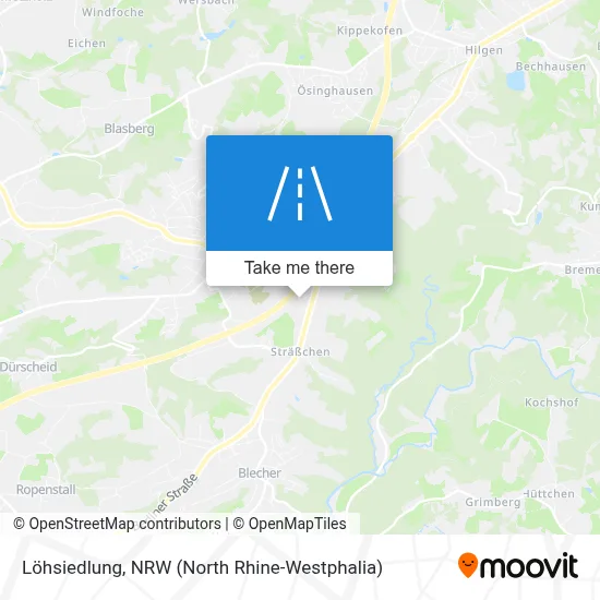 Löhsiedlung map