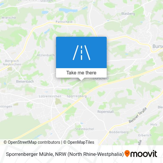 Sporrenberger Mühle map
