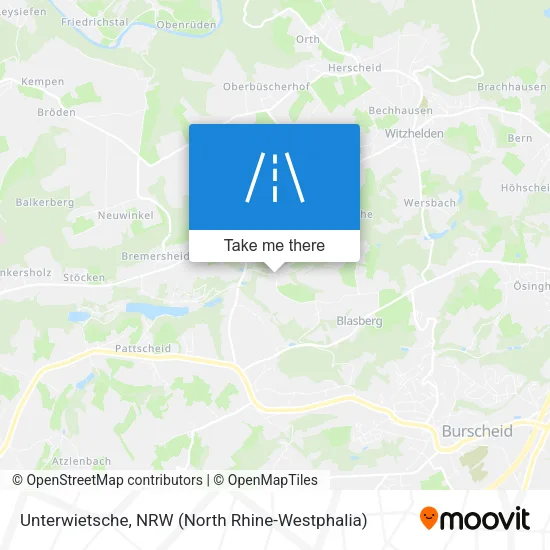 Карта Unterwietsche