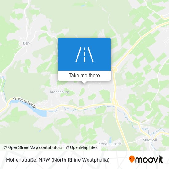 Höhenstraße map