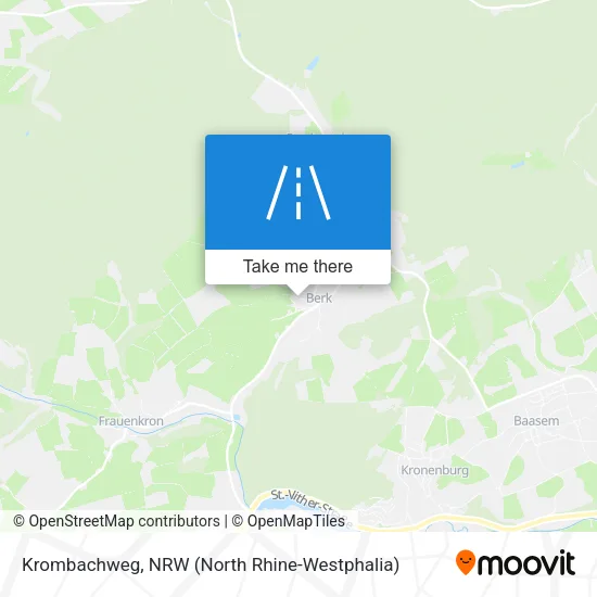 Карта Krombachweg