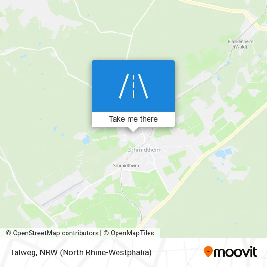 Talweg map