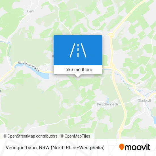 Карта Vennquerbahn