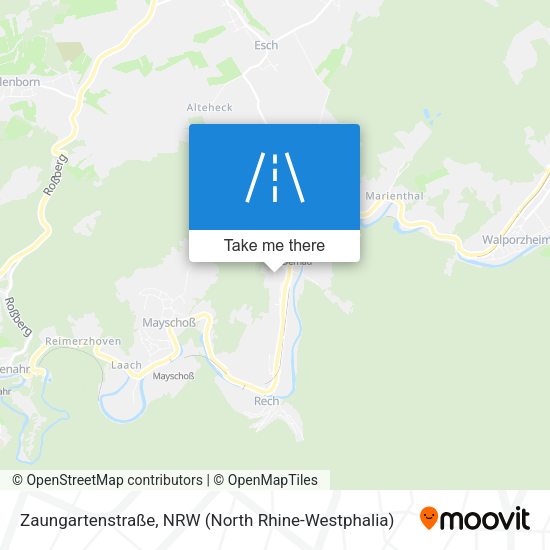 Zaungartenstraße map
