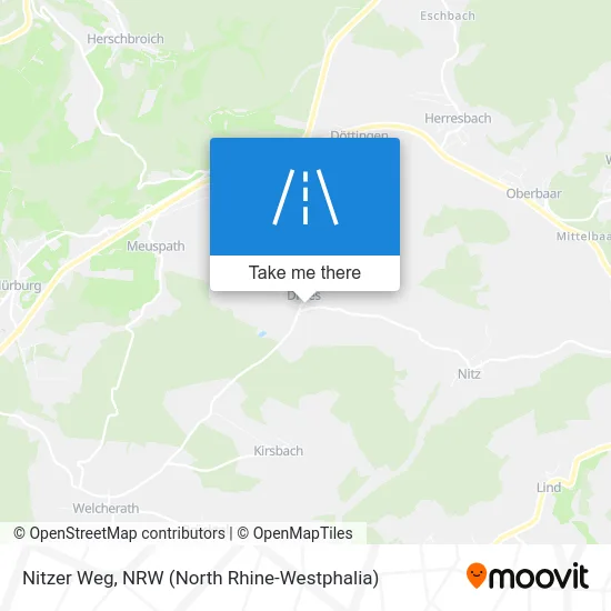 Nitzer Weg map